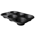 Mainstays 6-Cup Nonstick Steel Muffin Pan, 2.9" Cup, Gray, 1 Count - Image 2